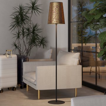 Eglo - Επιδαπέδιο φωτιστικό 1xE27/25W/230V χρυσό/ροζ