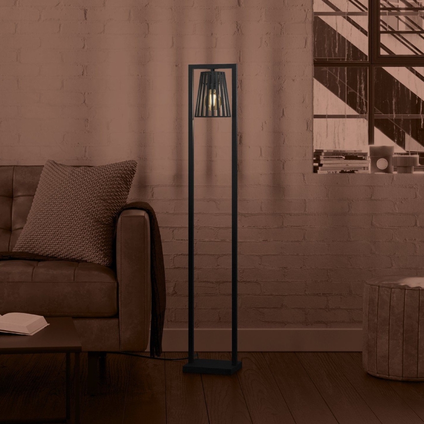 Eglo - Επιδαπέδιο φωτιστικό 1xE27/40W/230V μαύρο