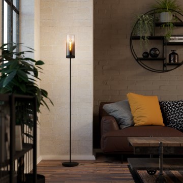 Eglo - Επιδαπέδιο φωτιστικό 1xE27/40W/230V μαύρο