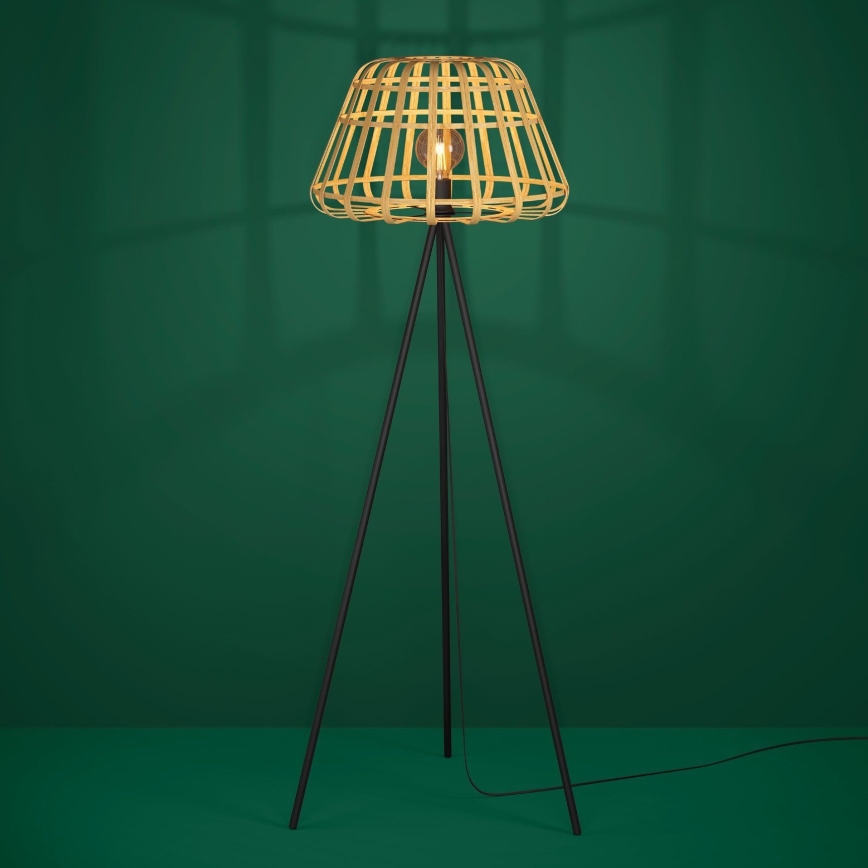 Eglo - Επιδαπέδιο φωτιστικό 1xE27/40W/230V μπαμπού