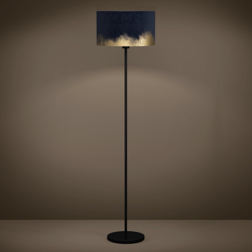 Eglo - Επιδαπέδιο φωτιστικό 1xE27/40W/230V μπλε/χρυσό