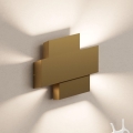 Eglo - Επιτοίχιο φωτιστικό 1xE27/40W/230V σε χρυσό χρώμα