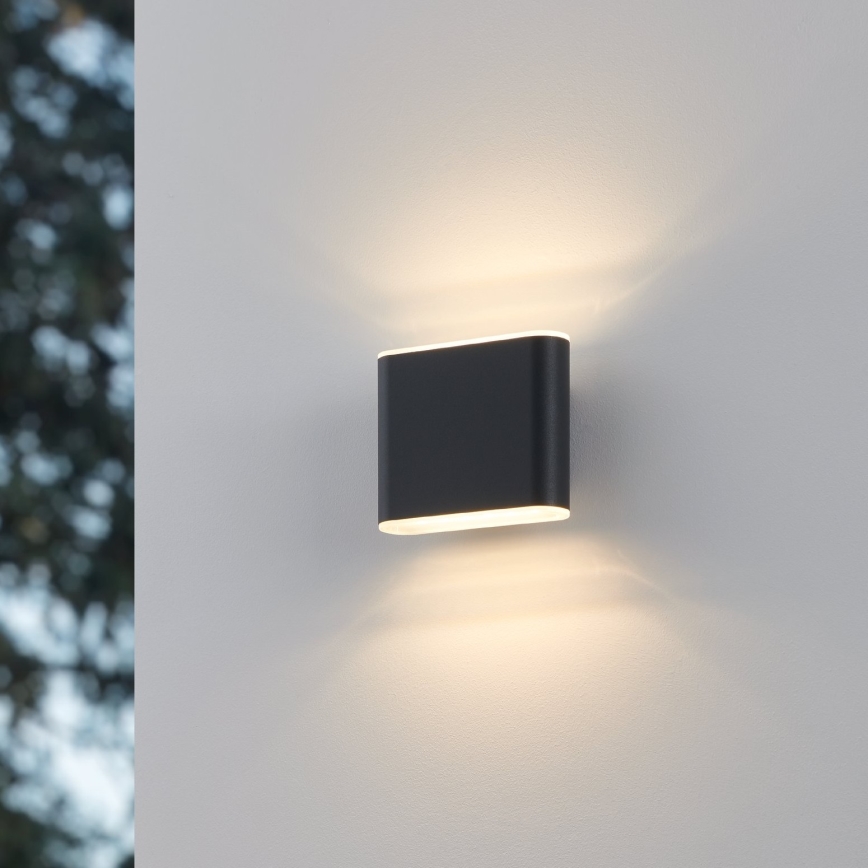 Eglo - Επιτοίχιο φωτιστικό εξωτερικού χώρου LED 2xLED/2,9W/230V 3000K/4000K/6500K IP65