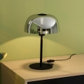 Eglo - Επιτραπέζιο φωτιστικό 1xE27/40W/230V μαύρο/γκρι