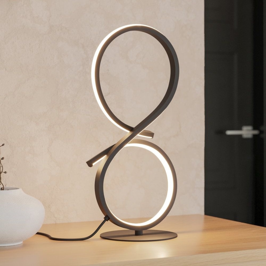 Eglo - Επιτραπέζιο φωτιστικό LED LED/11,4W/230V 3000K μαύρο