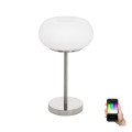 Eglo - Επιτραπέζιο φωτιστικό LED RGB με ρύθμιση φωτεινότητας OPTICA-C LED/16W/230V διάμ. 27,5 εκ.