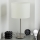 Eglo - Επιτραπέζιο φωτιστικό TUNJA LED 1xE27/60W/230V 38,5 εκ. ματ χρώμιο/λευκό