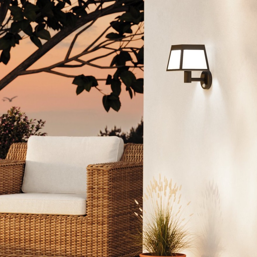 Eglo - Ηλιακό φωτιστικό τοίχου LED με αισθητήρα LED/7,5W/3,7V IP44