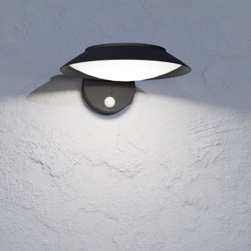 Eglo - Ηλιακό φωτιστικό τοίχου LED με αισθητήρα LED/7W/3,7V IP44