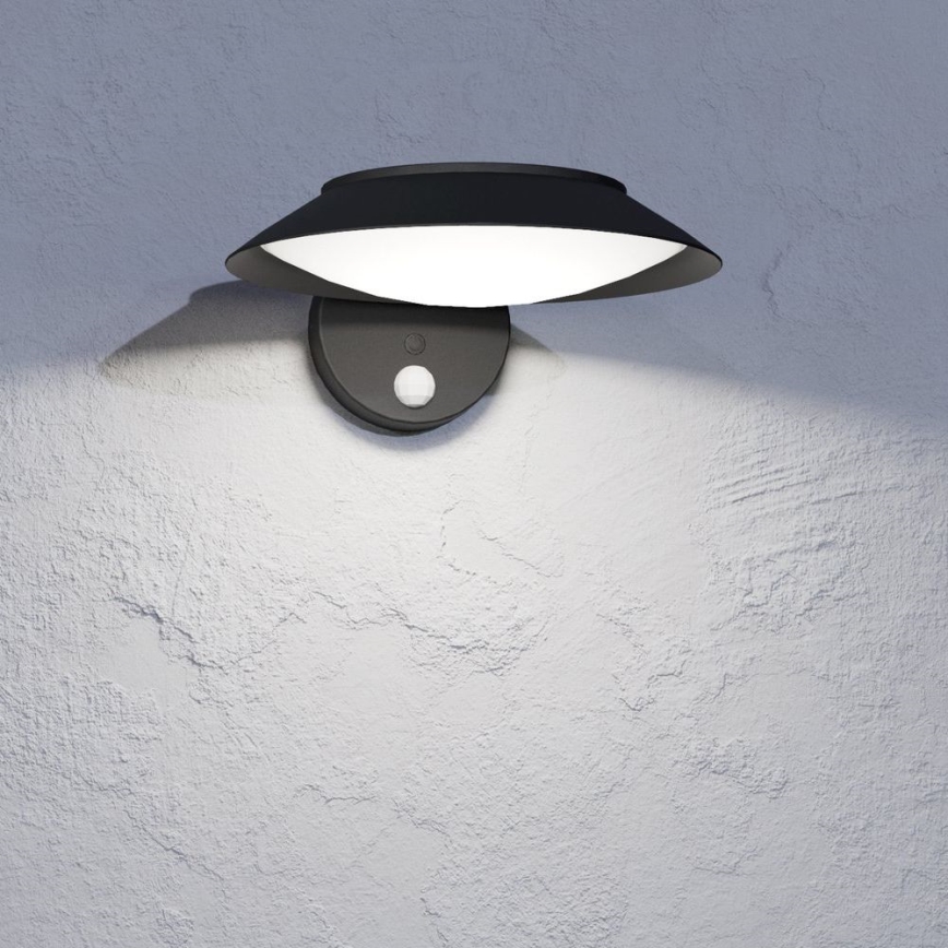 Eglo - Ηλιακό φωτιστικό τοίχου LED με αισθητήρα LED/7W/3,7V IP44