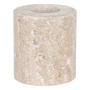 Eglo - Κηροπήγιο 5x5 cm μπεζ μάρμαρο/μπεζ
