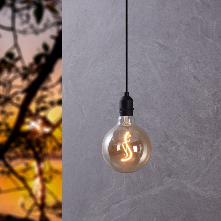 Eglo - Κρεμαστό φωτιστικό εξωτερικού χώρου LED LED/0,06W/6V 4xAA IP44 μπεζ