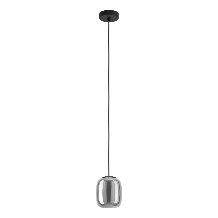 Eglo - Κρεμαστό φωτιστικό οροφής 1xE27/28W/230V γκρι