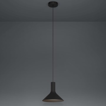Eglo - Κρεμαστό φωτιστικό οροφής 1xE27/28W/230V μαύρο