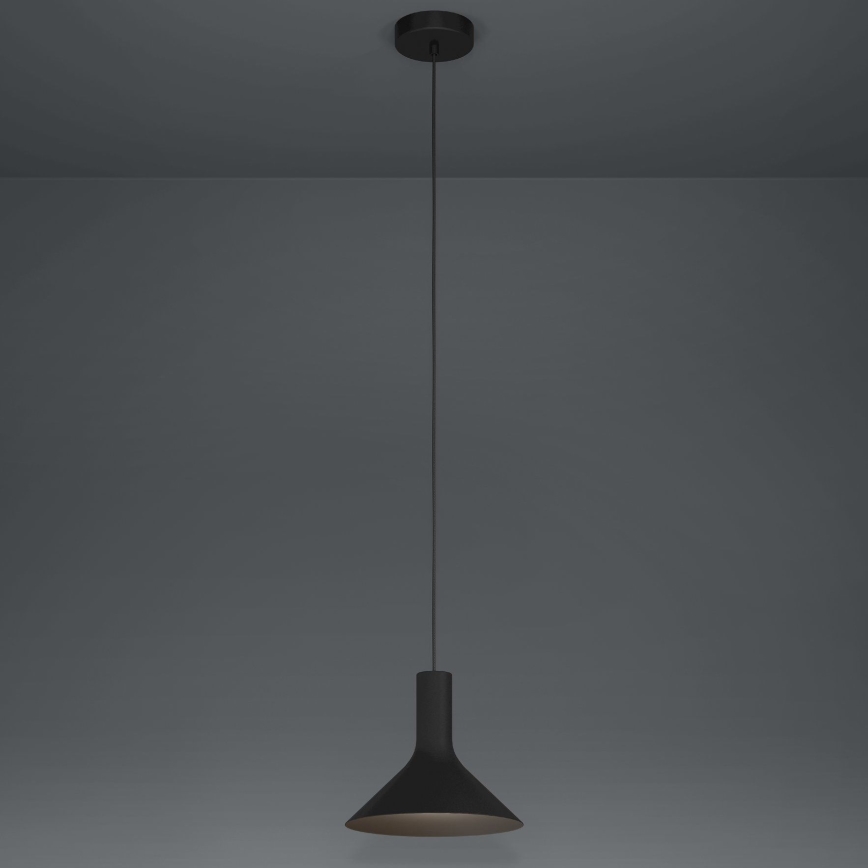 Eglo - Κρεμαστό φωτιστικό οροφής 1xE27/28W/230V μαύρο