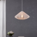 Eglo - Κρεμαστό φωτιστικό οροφής 1xE27/40W/230V διάμετρος 42,5 cm λευκό