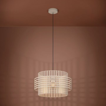Eglo - Κρεμαστό φωτιστικό οροφής 1xE27/40W/230V διάμετρος 48 cm κρεμ
