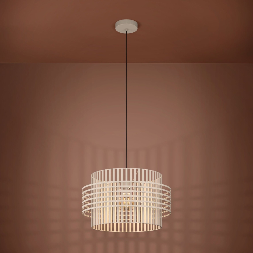 Eglo - Κρεμαστό φωτιστικό οροφής 1xE27/40W/230V διάμετρος 48 cm κρεμ