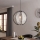 Eglo - Κρεμαστό φωτιστικό οροφής 1xE27/40W/230V διάμετρος 48 cm λευκό/μαύρο