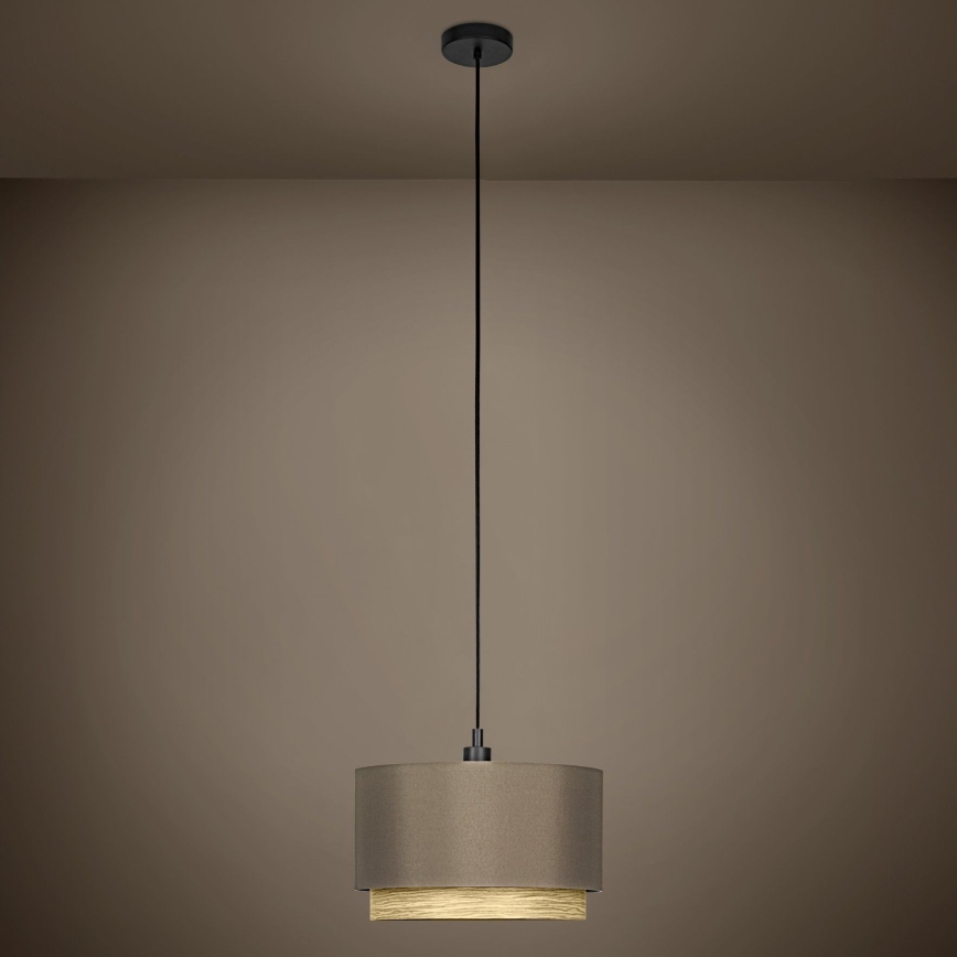 Eglo - Κρεμαστό φωτιστικό οροφής 1xE27/40W/230V καφέ