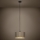 Eglo - Κρεμαστό φωτιστικό οροφής 1xE27/40W/230V καφέ