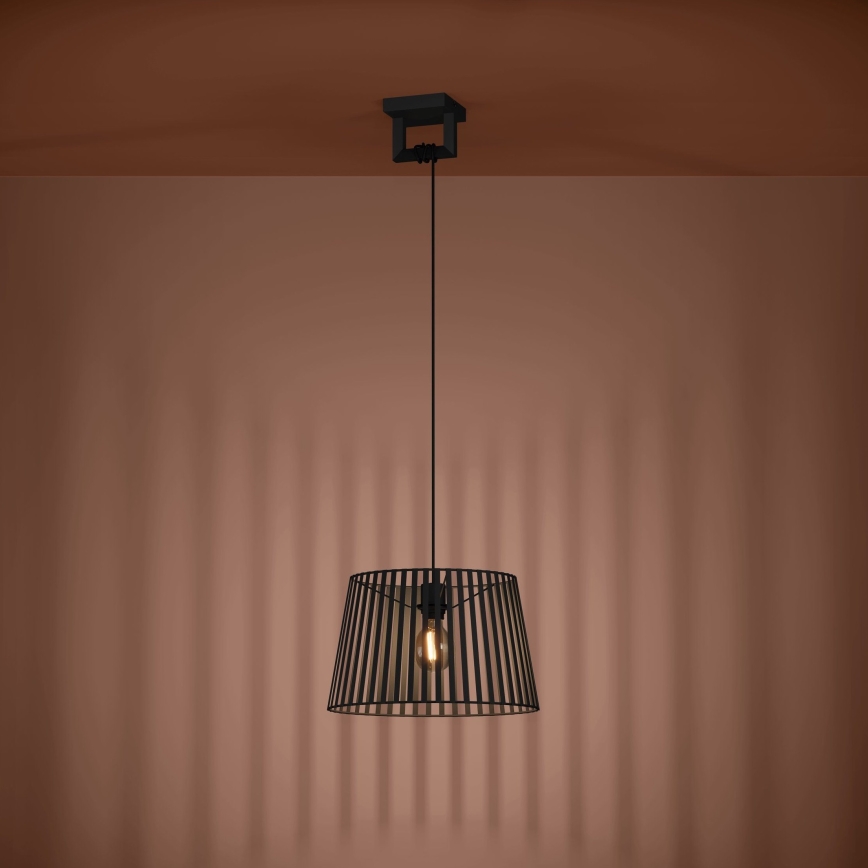 Eglo - Κρεμαστό φωτιστικό οροφής 1xE27/40W/230V μαύρο