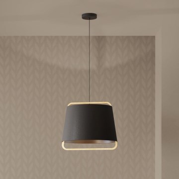Eglo - Κρεμαστό φωτιστικό οροφής 1xE27/40W/230V μαύρο