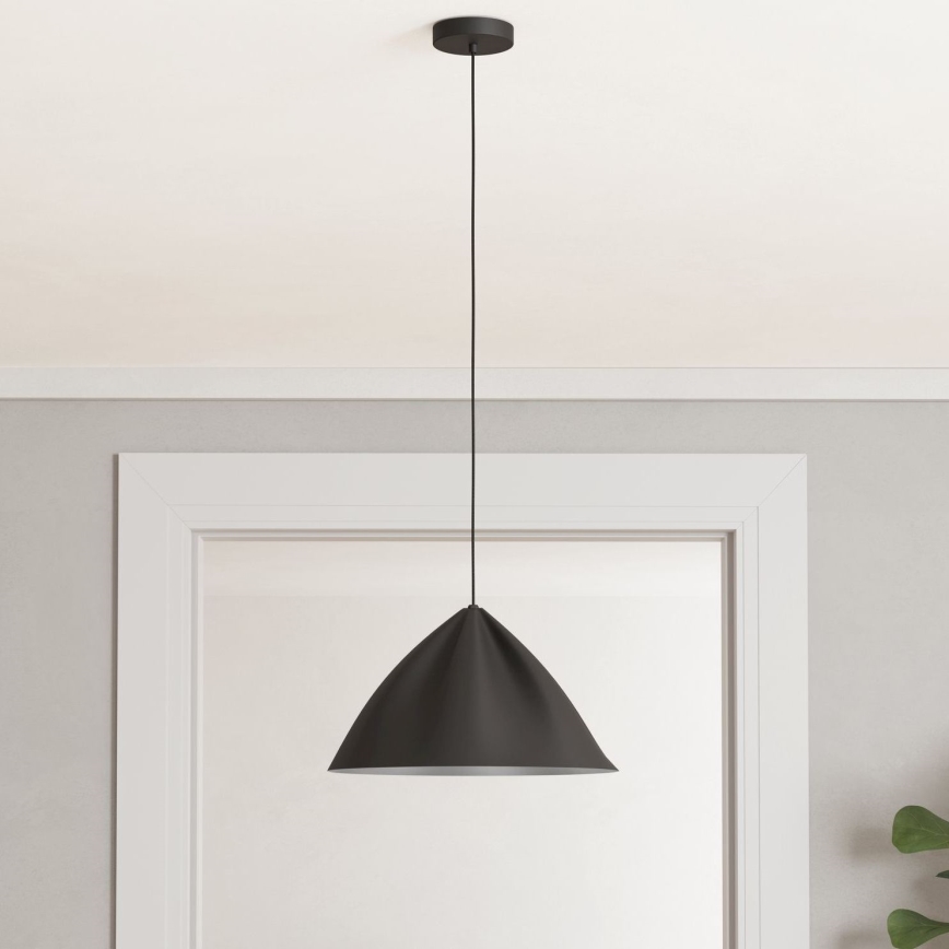 Eglo - Κρεμαστό φωτιστικό οροφής 1xE27/40W/230V μαύρο
