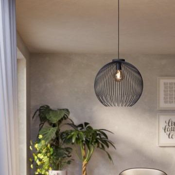 Eglo - Κρεμαστό φωτιστικό οροφής 1xE27/40W/230V μαύρο