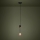 Eglo - Κρεμαστό φωτιστικό οροφής 1xE27/40W/230V μαύρο/χρυσό
