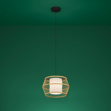 Eglo - Κρεμαστό φωτιστικό οροφής 1xE27/40W/230V μπαμπού