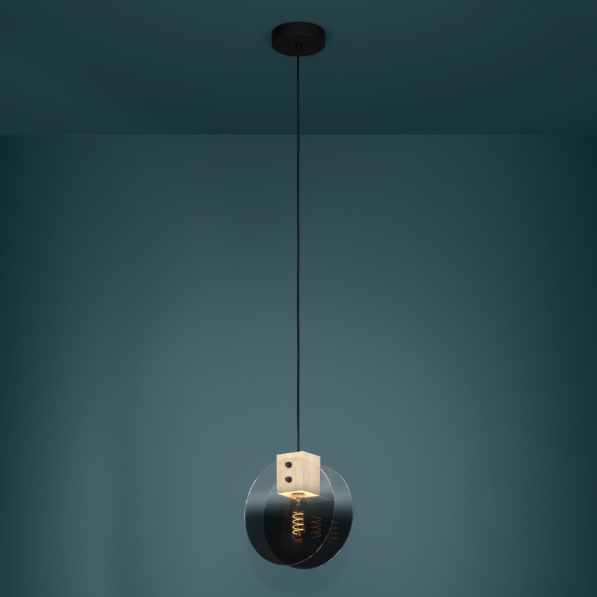 Eglo - Κρεμαστό φωτιστικό οροφής 1xE27/40W/230V φιμέ