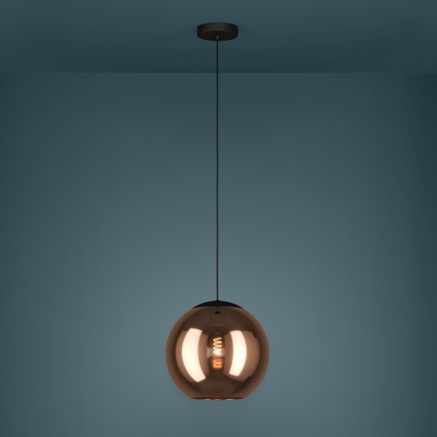 Eglo - Κρεμαστό φωτιστικό οροφής 1xE27/40W/230V χαλκός