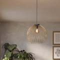 Eglo - Κρεμαστό φωτιστικό οροφής 1xE27/40W/230V χρυσό