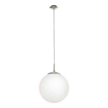 EGLO - Κρεμαστό φωτιστικό οροφής 1xE27/60W/230V διάμετρος 25 cm λευκό