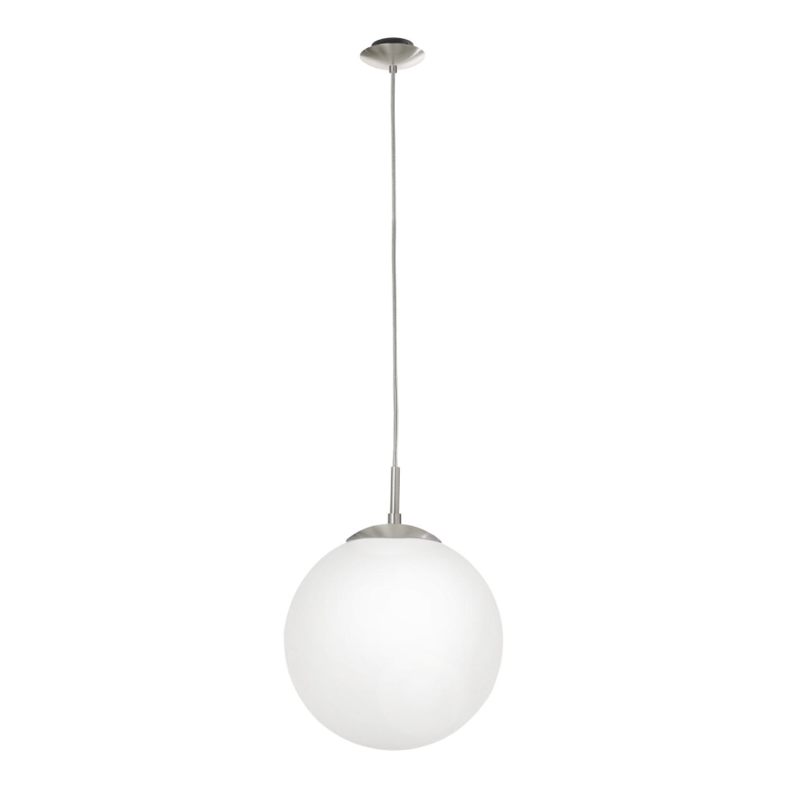 EGLO - Κρεμαστό φωτιστικό οροφής 1xE27/60W/230V διάμετρος 25 cm λευκό