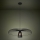 Eglo - Κρεμαστό φωτιστικό οροφής 1xE27/60W/230V διάμετρος 77 cm μαύρο