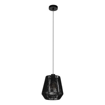 Eglo - Κρεμαστό φωτιστικό οροφής 1xE27/60W/230V μαύρο