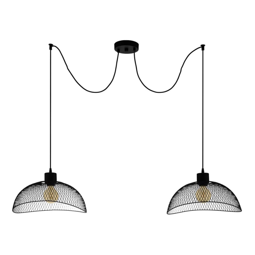 Eglo - Κρεμαστό φωτιστικό οροφής 2xE27/60W/230V spider