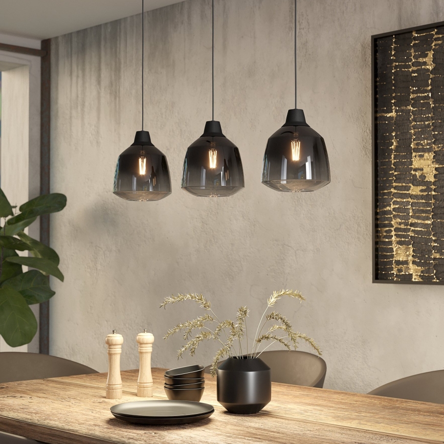 Eglo - Κρεμαστό φωτιστικό οροφής 3xE27/40W/230V