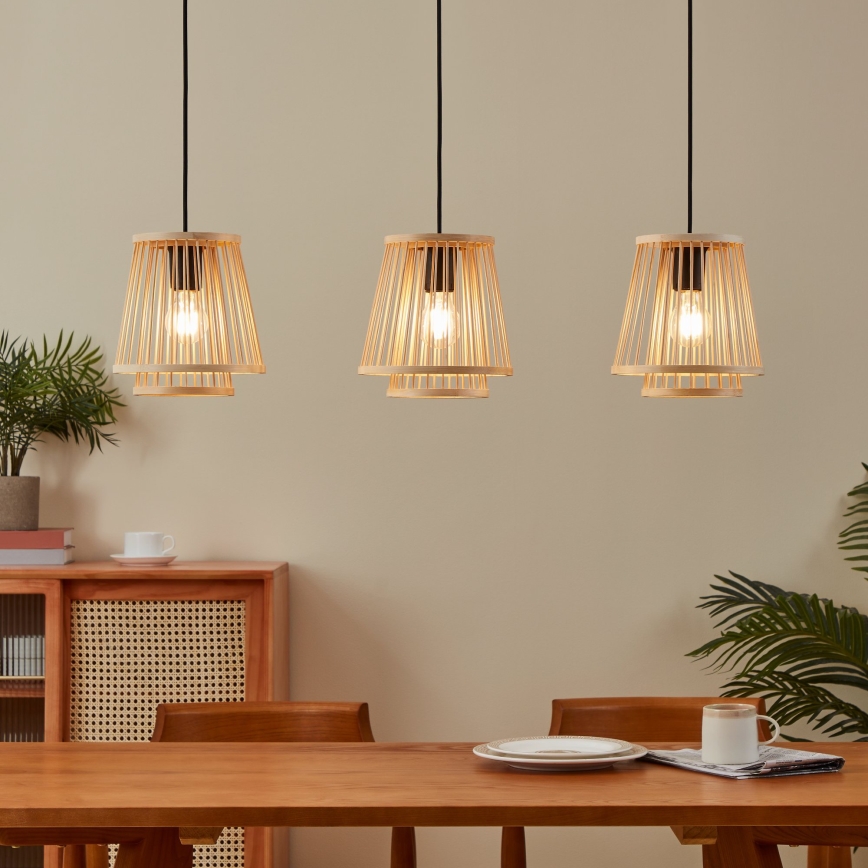 Eglo - Κρεμαστό φωτιστικό οροφής 3xE27/40W/230V