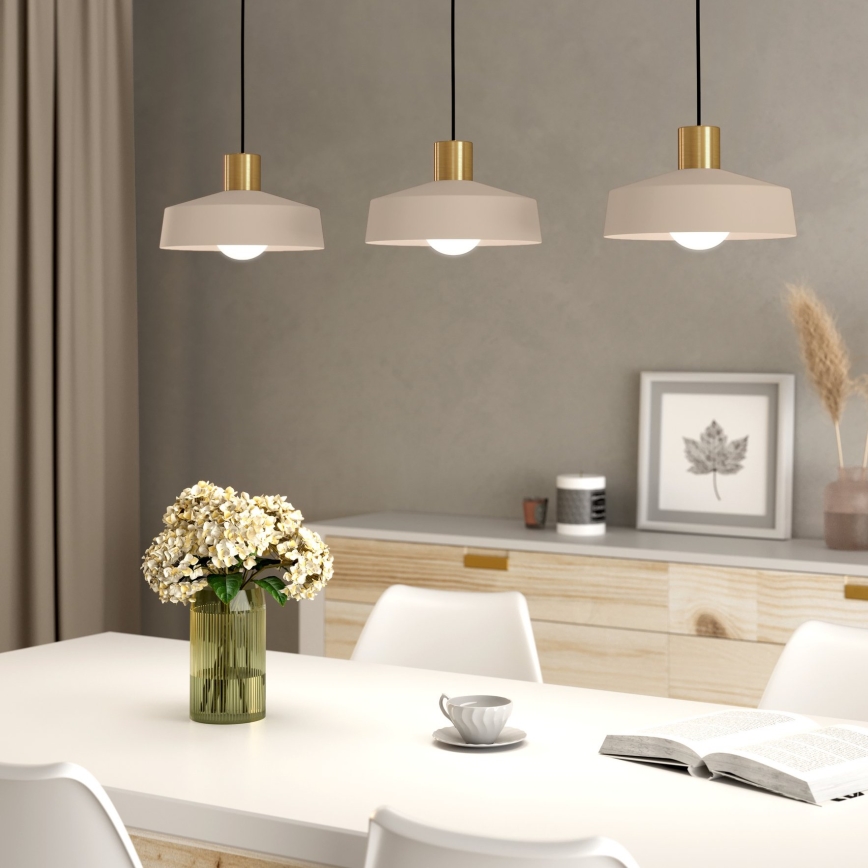 Eglo - Κρεμαστό φωτιστικό οροφής 3xE27/40W/230V