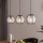 Eglo - Κρεμαστό φωτιστικό οροφής 3xE27/40W/230V λευκό/μαύρο