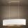 Eglo - Κρεμαστό φωτιστικό οροφής 4xE27/40W/230V λευκό/χρυσό