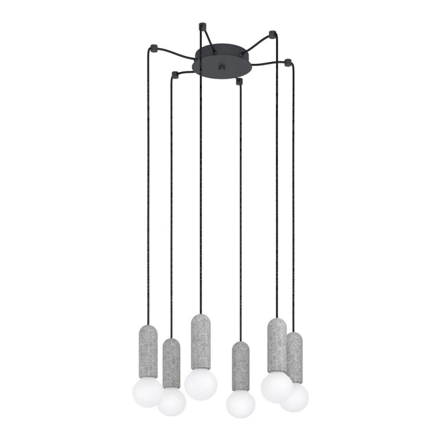 Eglo - Κρεμαστό φωτιστικό οροφής 6xE27/40W/230V spider