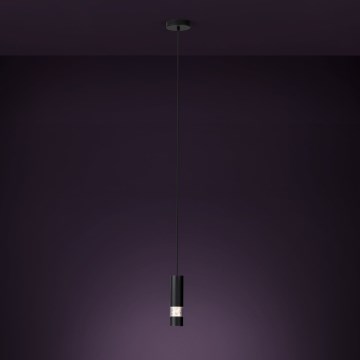 Eglo -  Κρεμαστό φωτιστικό οροφής LED 1xGU10/4,6W/230V μαύρο