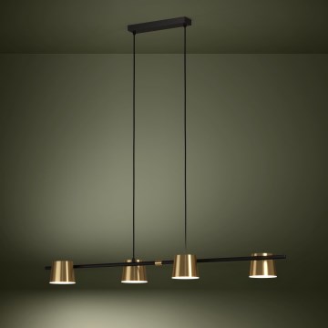 Eglo -  Κρεμαστό φωτιστικό οροφής LED 4xGU10/4,6W/230V 3000K χρυσό