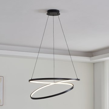 Eglo -  Κρεμαστό φωτιστικό οροφής LED LED/42W/230V 3000K μαύρο