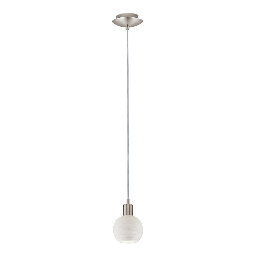 Eglo -  Κρεμαστό φωτιστικό οροφής LED MY CHOICE 1xE14/4W/230V  ματ χρώμιο/λευκό