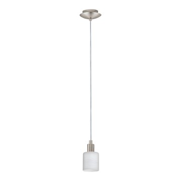 Eglo -  Κρεμαστό φωτιστικό οροφής LED MY CHOICE 1xE14/4W/230V ματ χρώμιο/λευκό
